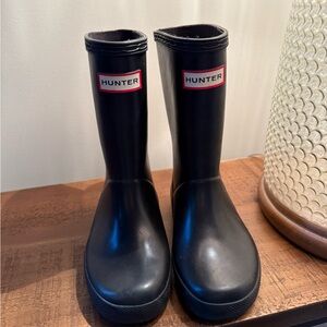 Hunter Kids Classic Black Boots
